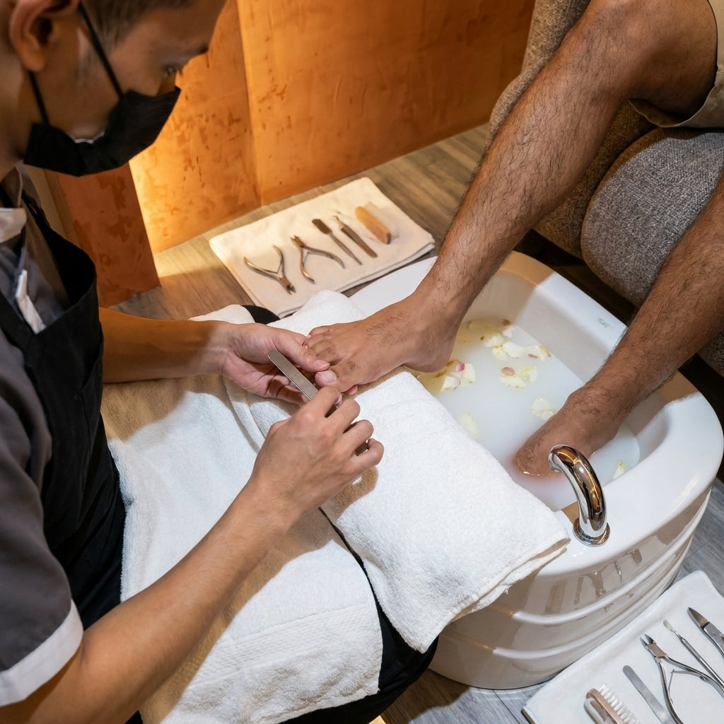 Honey & Milk Pedi-Mani (Gents)