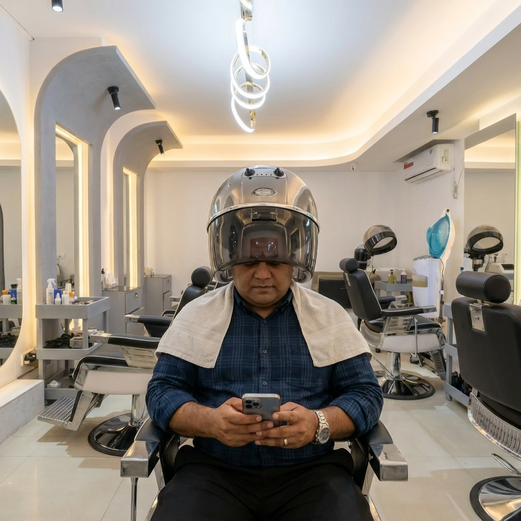 BIW Signature Hair Treatment (Gents) — deep conditioning and repair ritual