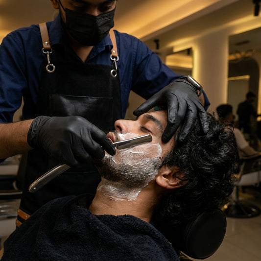 BIW Beard Cut, Clean with Cleanser — expert beard shaping for men